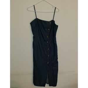 NWOT Topshop Moto Denim Dress